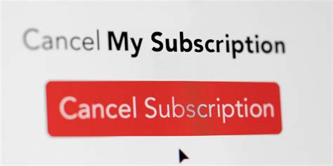 Canceling A Subscription