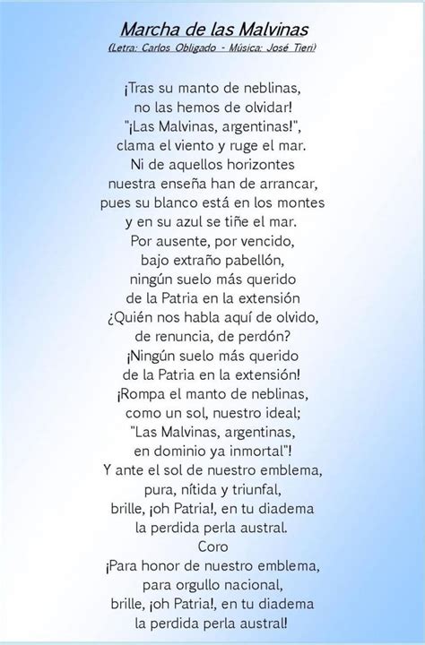 Cancion De Malvinas