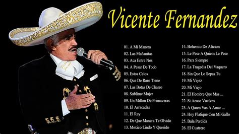 canciones de vicente fernandez jr biography