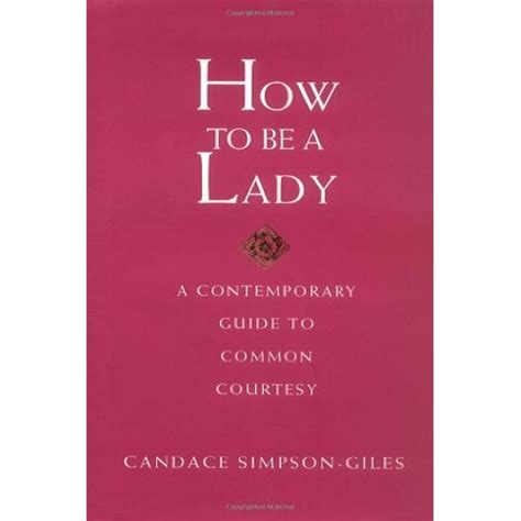 Read Candace Simpson Giles How To Be A Lady Download 