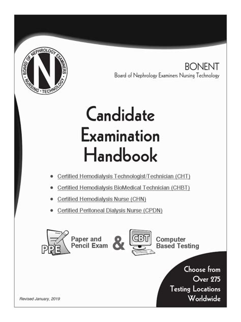 Candidate Examination Handbook Bonent