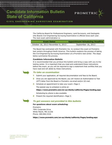 Candidate Information Bulletin