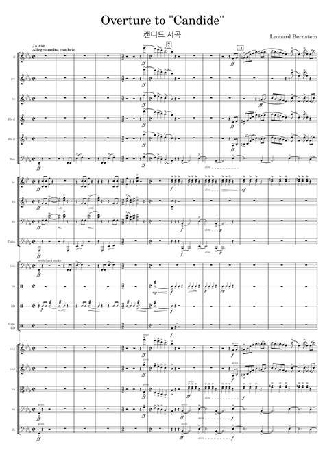 candide overture full score