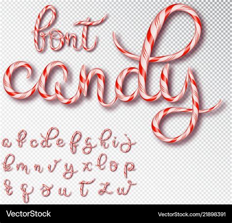 Candy Cane Font Pictures