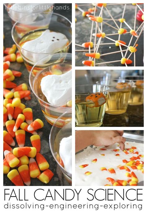 Candy Experiments For Halloween Little Bins For Little Candy Science Experiments - Candy Science Experiments