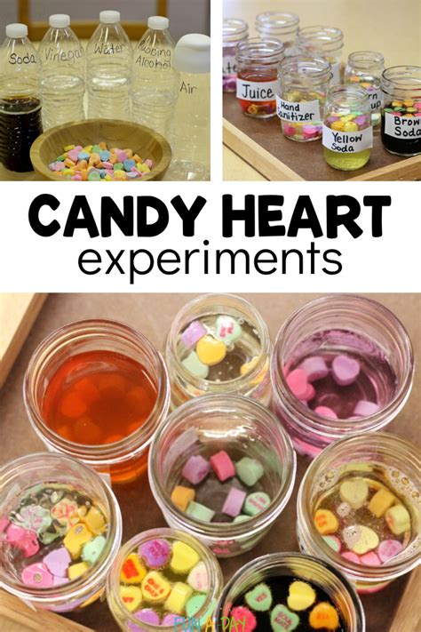 Candy Heart Science Experiment For Preschoolers Heart Science Experiment - Heart Science Experiment