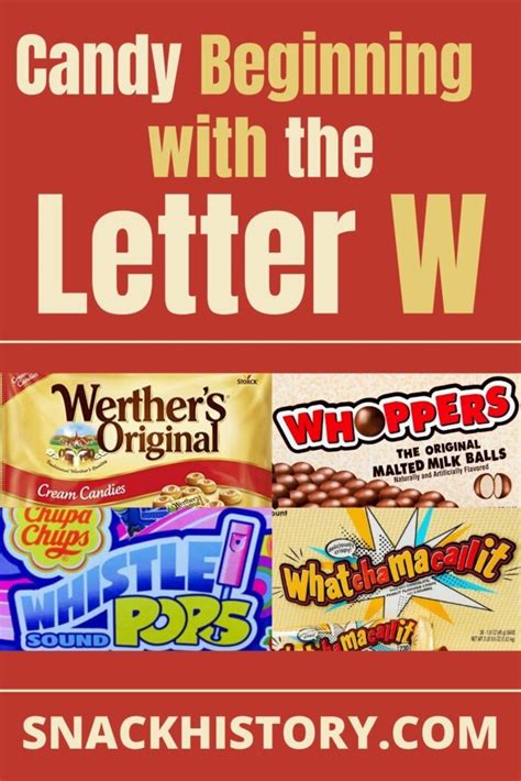 Candy Starting With W Letter W Candies Brand Items Beginning With W - Items Beginning With W
