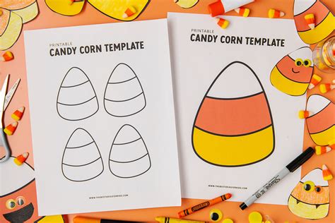 candycorn template - Craft Project Ideas