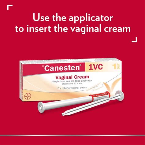 canesten cream application