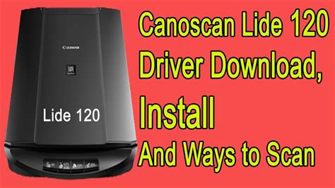 canon lide 120 scanner driver