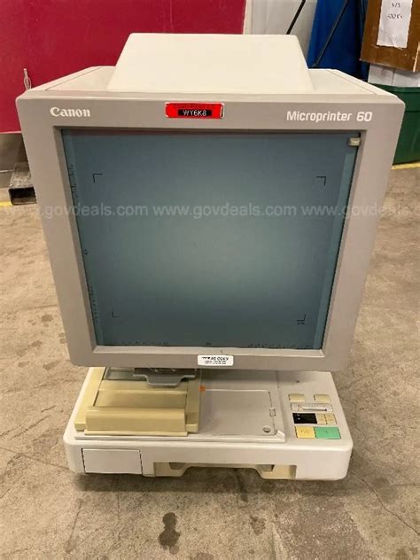 Canon Microprinter 60 Manual