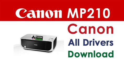 canon mp210 installation software