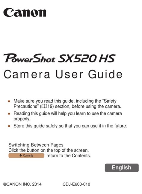  Canon Powershot Sx520 Hs User Manual Pdf - Canon Powershot Sx520 Hs User Manual Pdf