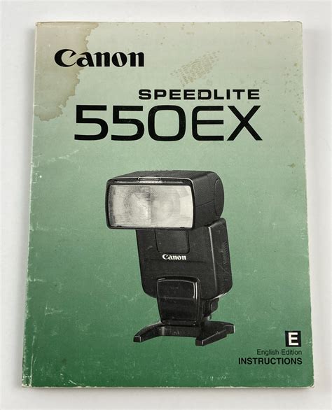 Read Canon 550Ex Guide Number 