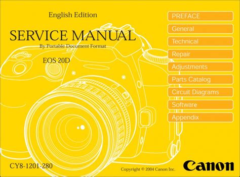 Read Canon Eos 20D Repair Guide 