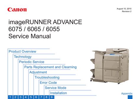 Read Online Canon Imagerunner Advance 6075 6065 6055 Series Service Manual Circuit Diagram Parts Catalog 