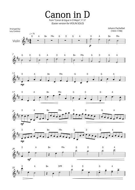 Download Canon In D Music Files Downloads Sheet Music 