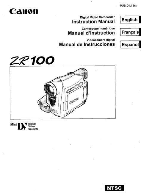 Full Download Canon Ntsc Zr100 Manual Gptg 