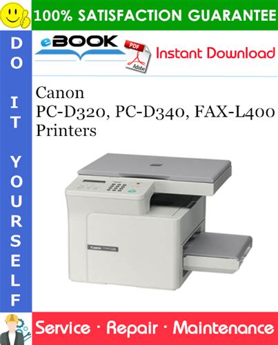 Full Download Canon Pc D340 D340 Copier Service Repair Workshop Manualcanon Pc D320 L400 Fax Copier Service Repair Manual 