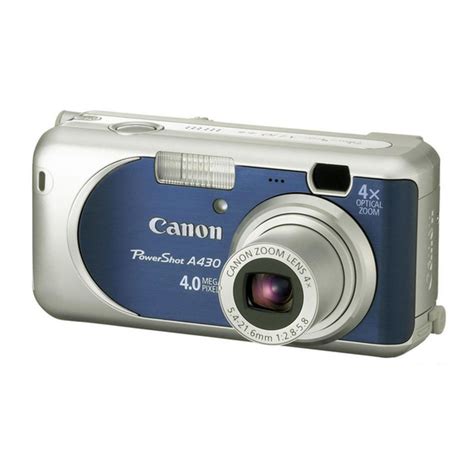 Read Canon Powershot A430 User Guide 
