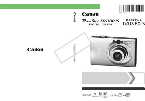 Read Canon Powershot Sd1100 User Guide 