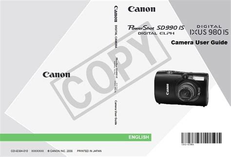Read Online Canon Powershot Sd990Is User Guide 