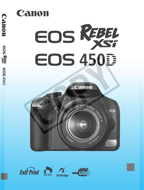 Full Download Canon Rebel Xsi User Guide 