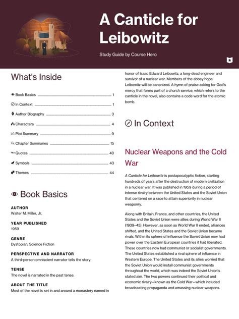 Canticle Of Leibowitz Pdf