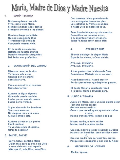Cantos A Maria