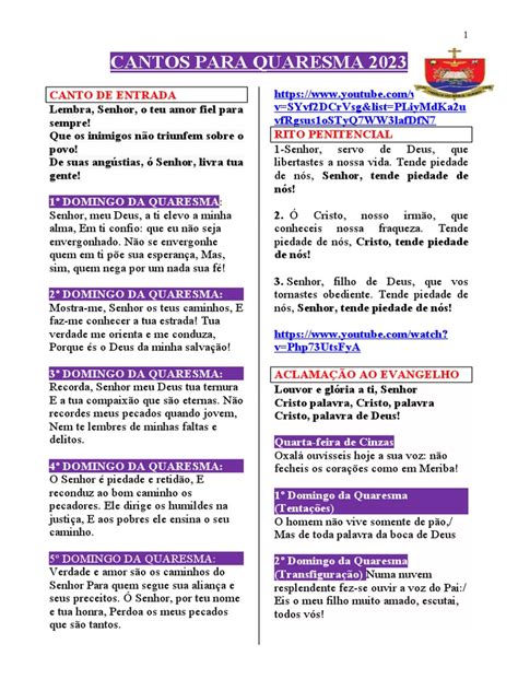 Cantos De Comunhão