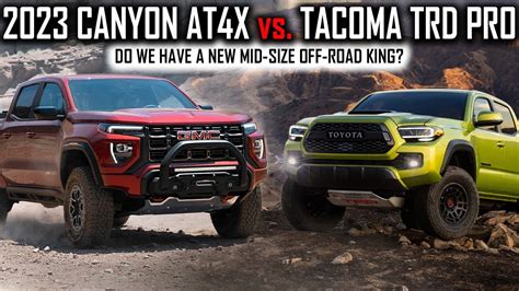 Canyon AT4 vs AT4X: Which Is the Ultimate Off-Roading Beast?