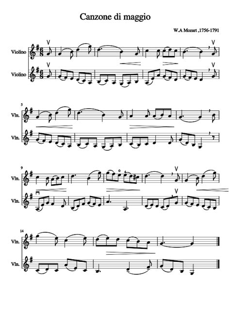 Canzone Di Maggio