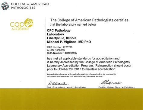 cap_certificate CPC Pathology