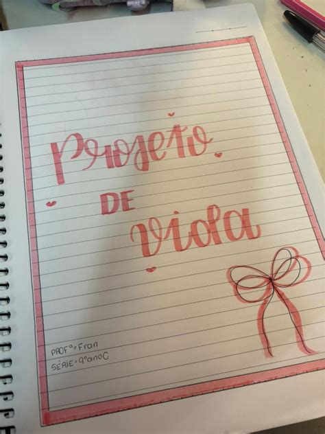 Capa De Projeto De Vida