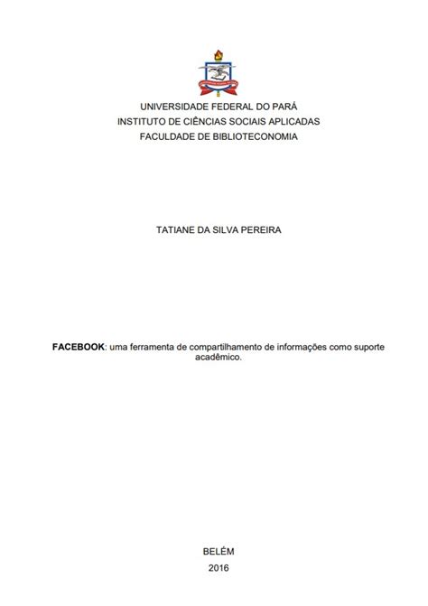 Capa De Trabalho Da Faculdade