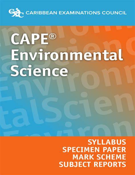 cape syllabus 2014 for environmental science