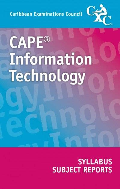 Full Download Cape Past Papers Information Technology Unit 1 