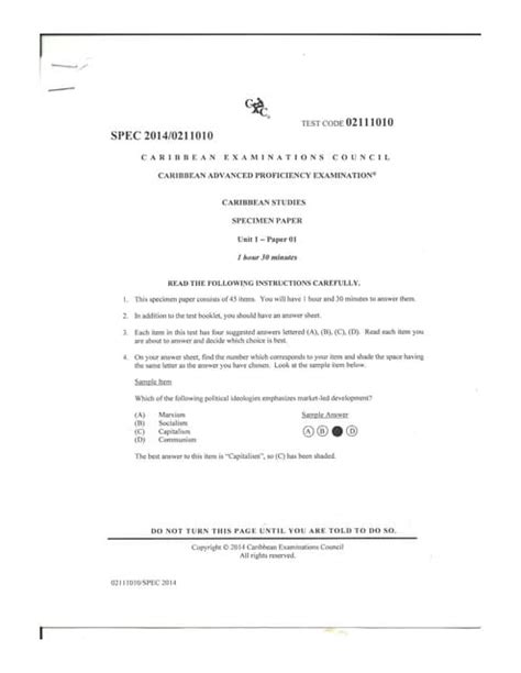 Full Download Cape Specimen Multiple Choice Paper Information Technology 