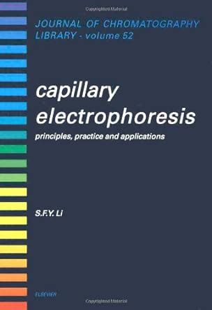 capillary electrophoresis principles practice and applications journal of chromatography library