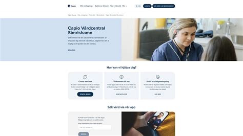 capio vårdcentral simrishamn öppettider