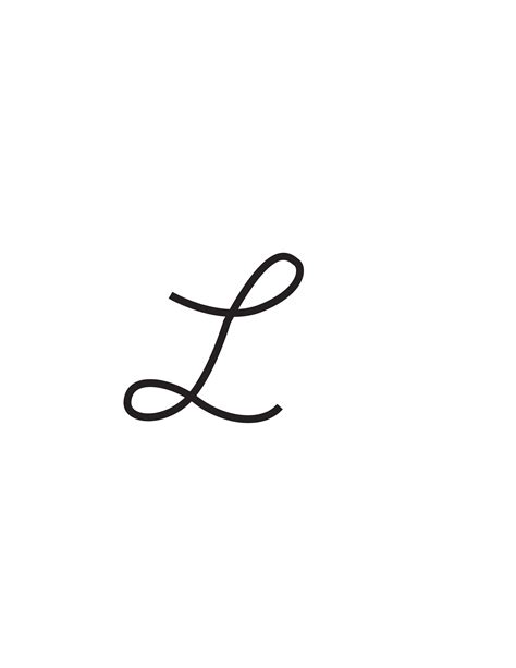 Capital Letter L In Cursive Suryascursive Com An L In Cursive - An L In Cursive