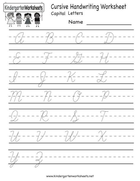 Capital Letters Cursive Writing Worksheets A To Z Capital Cursive Letters A To Z - Capital Cursive Letters A To Z