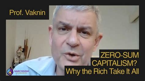 Capitalism Is A Zero Sum Game