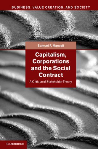 Full Download Capitalism Corporations And The Social Contract 