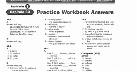 capitulo 4b realidades 2
