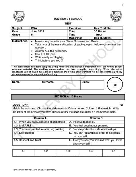 Caps Exemplar Question Papers Grade 10 Tourism