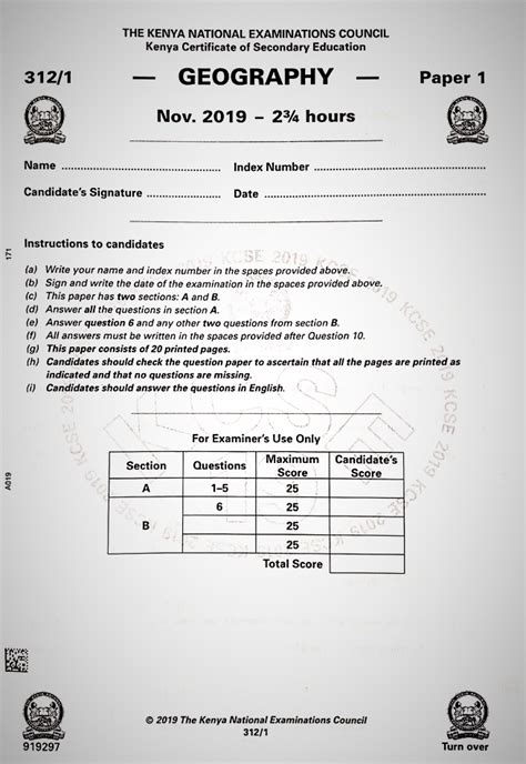 Read Online Caps Geography November Examination Paper 1 