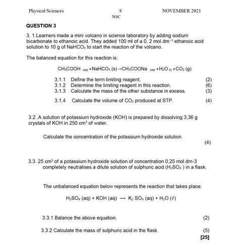 Full Download Caps Question Paper Physical Science Grade 11 