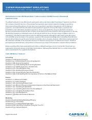 Capsim Comp Xm Board Query Answers