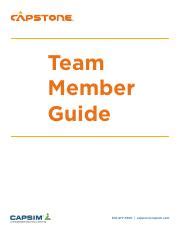 Read Online Capstone Team Member Guide 2013 